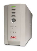 APC American Power Conversion BK500 UPS/Surge Protector, Back-UPS CS, 500VA/300W, Input 120V/Output 120V, Interface Port DB-9 RS-232, USB, Surge energy rating 480 Joules; Additional Surge Protected Outlets; Audible Alarms; Cord Management; Intelligent Battery Management; Internet FAX - modem - DSL protection; UPC 731304016304 (BK-500 BK 500 BK50 BK-50) 