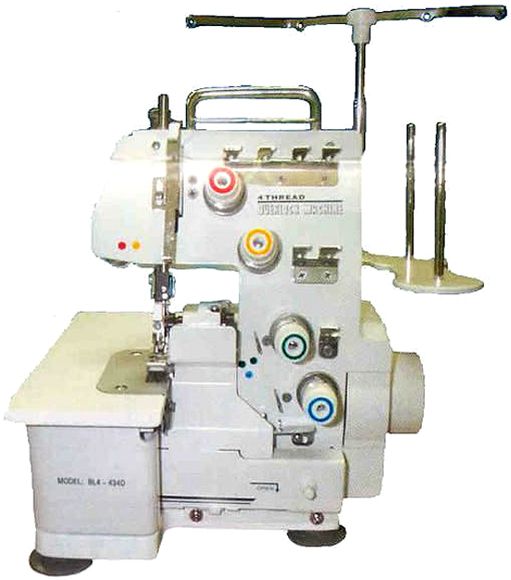 Yamata BL4-434D Sewing Machine, 4 Thread Overlock, 1000 speed, 15/64